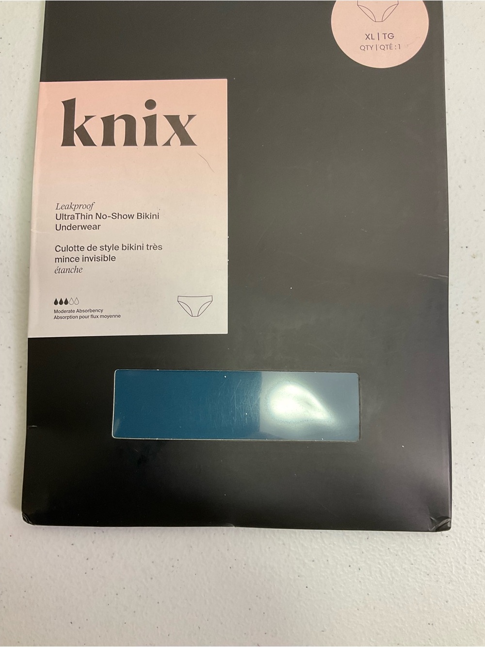 knix UltraThin No-Show Bikini Underwear - Wintergreen